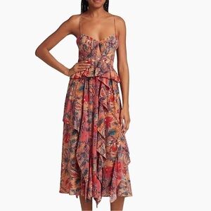 Ulla Johnson renata Ruffle midi dress